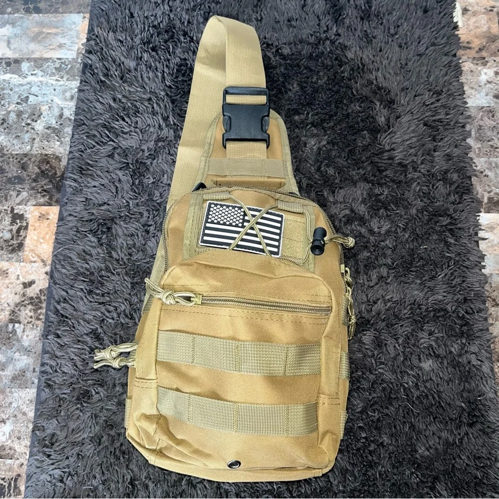 Tactical Gear Shoulder Bag Multi-Use Crossbody for Phone, Tools, Everyday Carry”